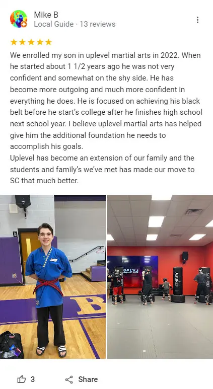 Family Martial Arts Classes | UpLevel Martial Arts Fort Mill